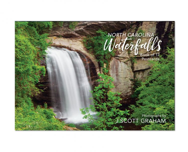 North Carolina Waterfalls-Book of 17 Postcards
