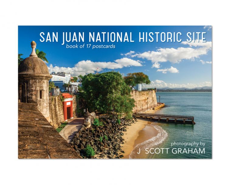 San Juan National Historic Site - Book of 17 Postcards
